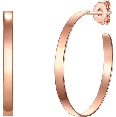 Glanzstücke München Kolczyki z Srebro wysokiej próby w Różowy złoty 1 ct Damski