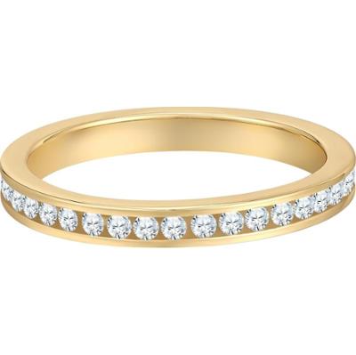 Rafaela Donata Pierścionek Srebro wysokiej próby Żółte złoto Pierścionki 1 ct Damski