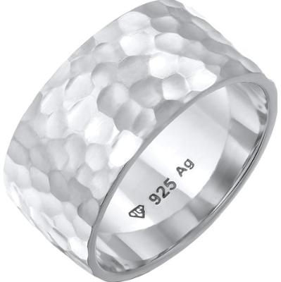 Elli Opaska damska Basic Hammered wykonana ze srebra próby 925 Sterling Silver Pierścionki 1 ct Damski