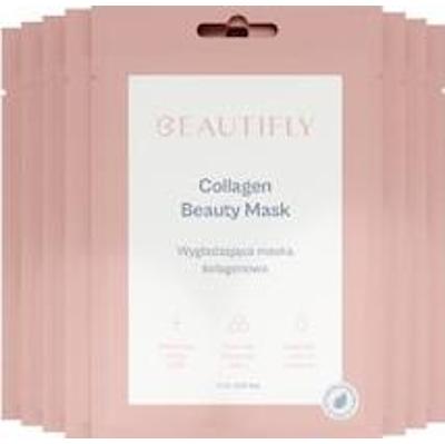 Beautifly Zestaw masek kolagenowych w płachcie Maseczki w płachcie 1 ct
