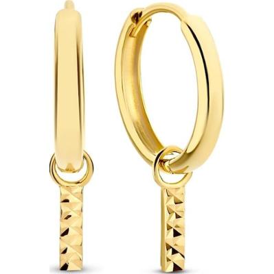 Isabel Bernard Kolczyki typu creole Isabel Bernard Rivoli Laura - 14-karatowe złoto 1 ct Damski