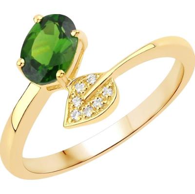 Rafaela Donata Pierścionek Srebro wysokiej próby Żółte złoto Pierścionki 1 ct Damski