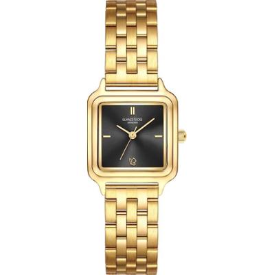 Glanzstücke München Zegarek na reke ze stali nierdzewnej w kolorze zlotym Zegarki damskie 1 ct Damski