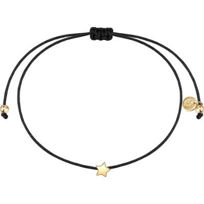 Glanzstücke München Srebrna bransoleta Gwiazda srebro wysokiej próby żółte złoto Bransoletki 1 ct Damski