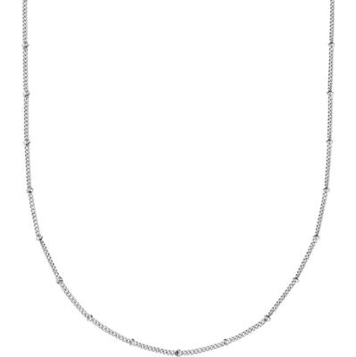 EASTSIDE Łańcuszek Stal nierdzewna Srebrny Naszyjniki 1 ct Damski