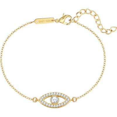 EASTSIDE Bransoletka Wszechwidzace oko Stal nierdzewna Żółte złoto Bransoletki 1 ct Damski