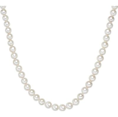 Valero Pearls Naszyjnik z pereł srebro wysokiej próby Perła hodowlana słodkowodna srebrny Naszyjniki 1 ct Damski