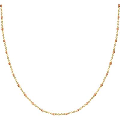 Glanzstücke München Naszyjnik srebrny srebro wysokiej próby żółte złoto Naszyjniki 1 ct Damski