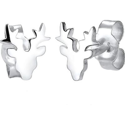 Elli Damski Motyw Jelenia Zabawa w srebrze próby 925 Sterling Silver Kolczyki 1 ct