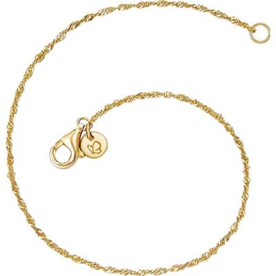 Glanzstücke München Srebrna bransoleta srebro wysokiej próby żółte złoto Bransoletki 1 ct Damski