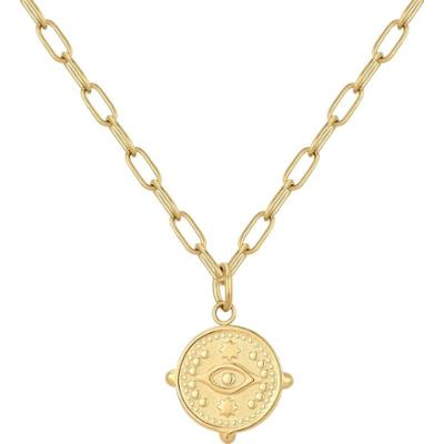 EASTSIDE Łańcuszek Stal nierdzewna Żółte złoto Naszyjniki 1 ct Damski