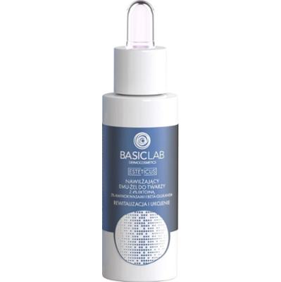 BasicLab Nawilżający Emu-Żel do Twarzy z 4% ektoiną, 2% aminokwasami i beta-glukanem Rewitalizacja i Ukojenie Kremy do twarzy 30 ml
