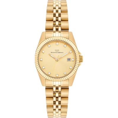 Rhodenwald & Söhne Zegarek Cassina Stal nierdzewna Żółte złoto Zegarki damskie 1 ct Damski