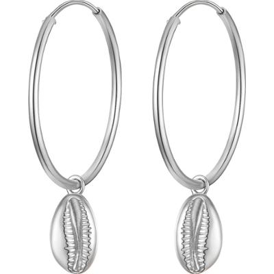 Glanzstücke München Kolczyki Muszla z Srebro wysokiej próby w Żółte złoto 1 ct Damski