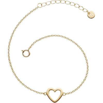 Glanzstücke München Srebrna bransoleta Serce srebro wysokiej próby srebrny Bransoletki 1 ct Damski