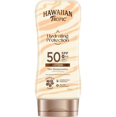 Hawaiian Tropic JEDWABNY NAWILŻAJĄCY OCHRONNY krem przeciwsłoneczny SPF50 Ochrona przeciwsłoneczna 180 ml