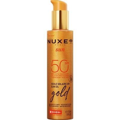 NUXE Sun ZŁOTY OLEJEK DO OPALANIA Z WYSOKĄ OCHRONĄ SPF50 Olejki do ciała 150 ml