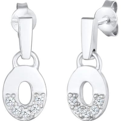 Elli DIAMONDS Damska zawieszka do ucha Round Geo z diamentem (0,15 ct.) w srebrze 925 Sterling Silver Kolczyki 1 ct Damski