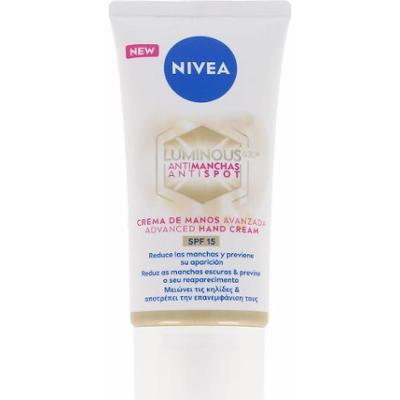 NIVEA LUMINOUS 630° Krem do rąk ANTI-STAIN SPF15 Kremy do rąk 50 ml