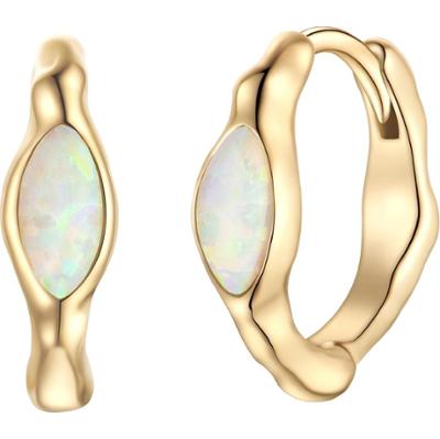 Glanzstücke München Kolczyki Srebro wysokiej próby Żółte złoto Kolczyki koła 1 ct Damski