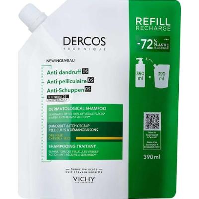 Vichy Dercos Szampon leczniczy na łupież i swędzenie Szampony 390 ml