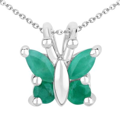 Rafaela Donata Łańcuszek Motyl Srebro wysokiej próby Srebrny Naszyjniki 1 ct Damski