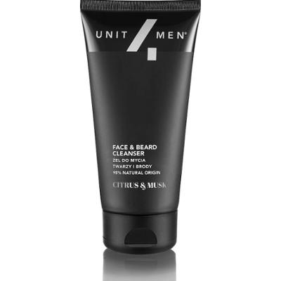 Unit4Men Citrus&Musk ŻEL DO MYCIA TWARZY I BRODY Oczyszczanie twarzy 150 ml Męskie
