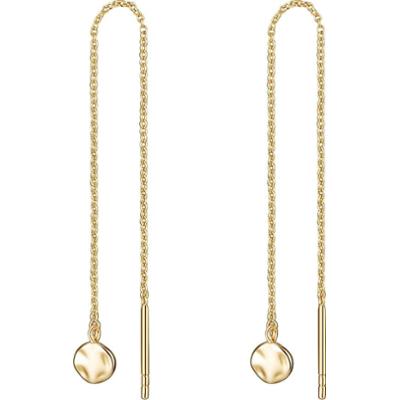 Glanzstücke München Kolczyki wiszące srebrne srebro wysokiej próby różowe złoto 1 ct Damski