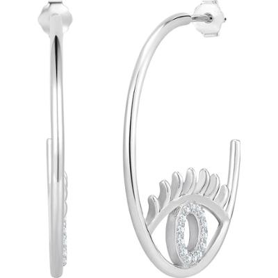 Glanzstücke München Kolczyki Wszechwidzace oko z Srebro wysokiej próby w Srebrny 1 ct Damski