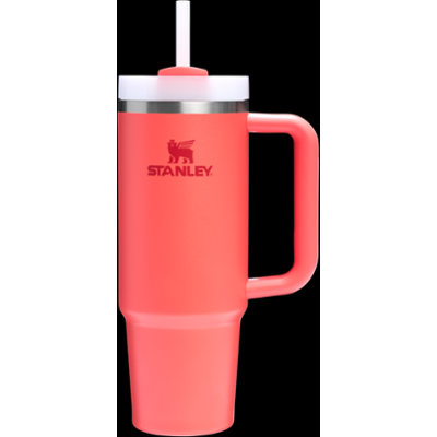 Stanley 1913 Kubek ze słomką - 0,89L - THE QUENCHER H2.0 FLOWSTATE™ TUMBLER Fitness i nawodnienie 1 ct Koralowy