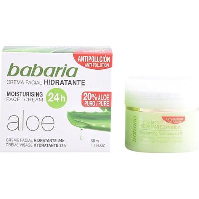 Babaria ALOE VERA 24H moisturising face cream Kremy do twarzy 50 ml Damski