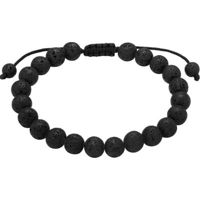 True Rebels Bransoletka Stal nierdzewna Czarny Bransoletki 1 ct Męskie