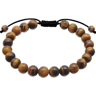 True Rebels Bransoletka Stal nierdzewna Czarny Bransoletki 1 ct Męskie