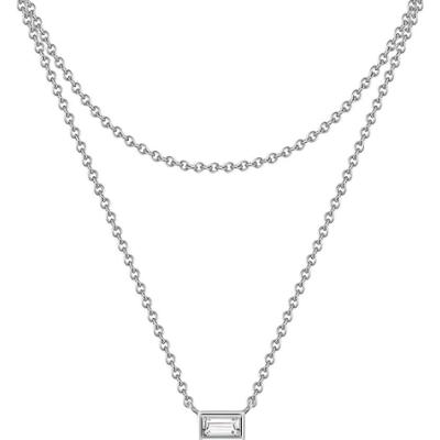 Glanzstücke München Łańcuszek Srebro wysokiej próby Żółte złoto Naszyjniki 1 ct Damski