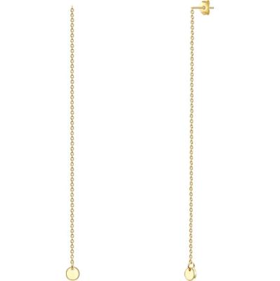 Glanzstücke München Kolczyki Okrag z Srebro wysokiej próby w Żółte złoto 1 ct Damski