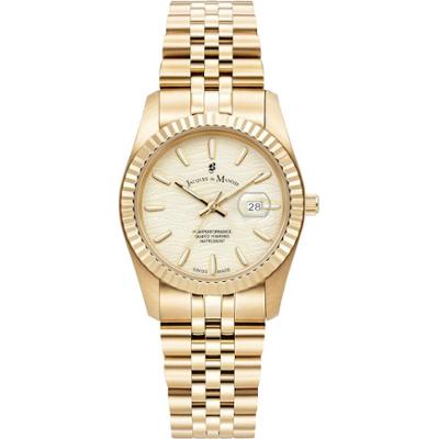 Jacques du Manoir Kobietyzegarek Inspiration Gold Zegarki damskie 1 ct Damski