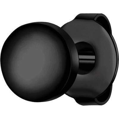 True Rebels Kolczyki Stal nierdzewna Czarny 1 ct Męskie