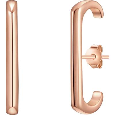 Glanzstücke München Srebrne kolczyki sztyfty srebro wysokiej próby różowe złoto Kolczyki 1 ct Damski