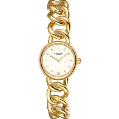 Glanzstücke München Zegarek na reke z metalowej stopu w kolorze zlotym Zegarki damskie 1 ct Damski