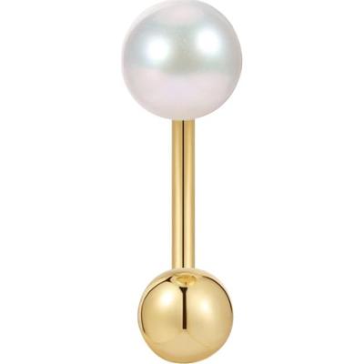 Glanzstücke München Kolczyki Srebro wysokiej próby Żółte złoto 1 ct Damski