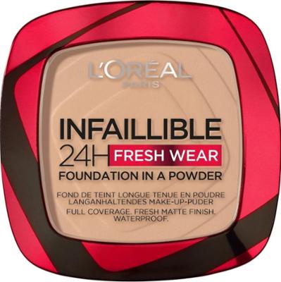 L’Oréal Paris Puder do makijażu Infaillible 24H Fresh Wear Pudry 9 g 130 - TRUE BEIGE