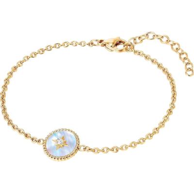 Valero Pearls Stal nierdzewna Preciosa Masa perłowa Bransoletki 1 ct Damski