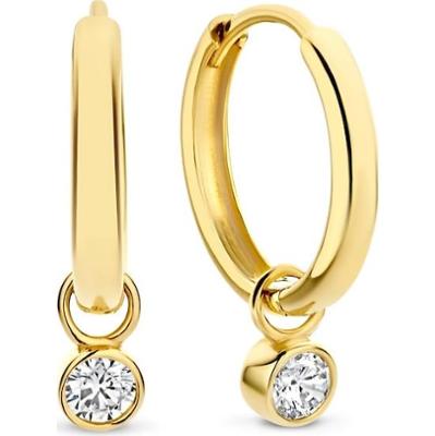 Isabel Bernard Kolczyki typu creole Isabel Bernard Rivoli Aélys - 14-karatowe złoto 1 ct Damski