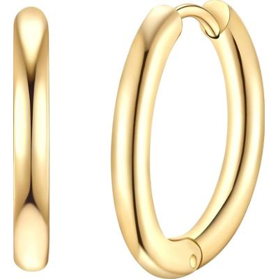 EASTSIDE Kobiety Kolczyki Stal nierdzewna Żółte złoto 1 ct Damski