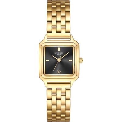 Glanzstücke München Zegarek na reke ze stali nierdzewnej w kolorze zlotym Zegarki damskie 1 ct Damski