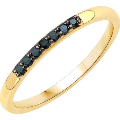 Rafaela Donata Pierścionek Srebro wysokiej próby Żółte złoto Pierścionki 1 ct Damski