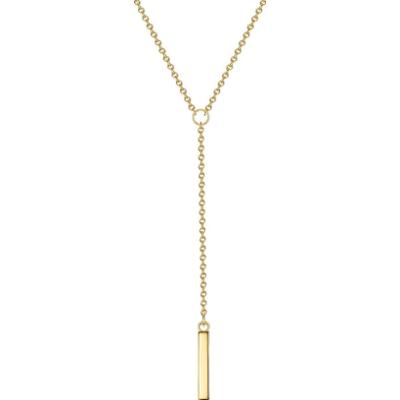 Glanzstücke München Naszyjnik srebrny srebro wysokiej próby żółte złoto Naszyjniki 1 ct Damski