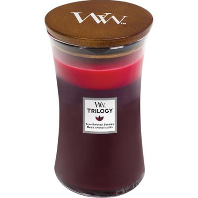 WoodWick Trilogy Sun-Ripened Berries Świeczki 1134 g