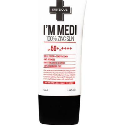 Suntique Jestem Medi 100% Zinc Sun Ochrona przeciwsłoneczna 50 ml Damski