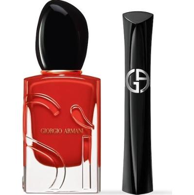 Armani Si Giorgio Armani Sì Passione & Vertigo Lift, zestaw kosmetyków dla kobiet z wodą perfumowaną i maskarą wydłużającą Zestawy perfum 1 ct Damski